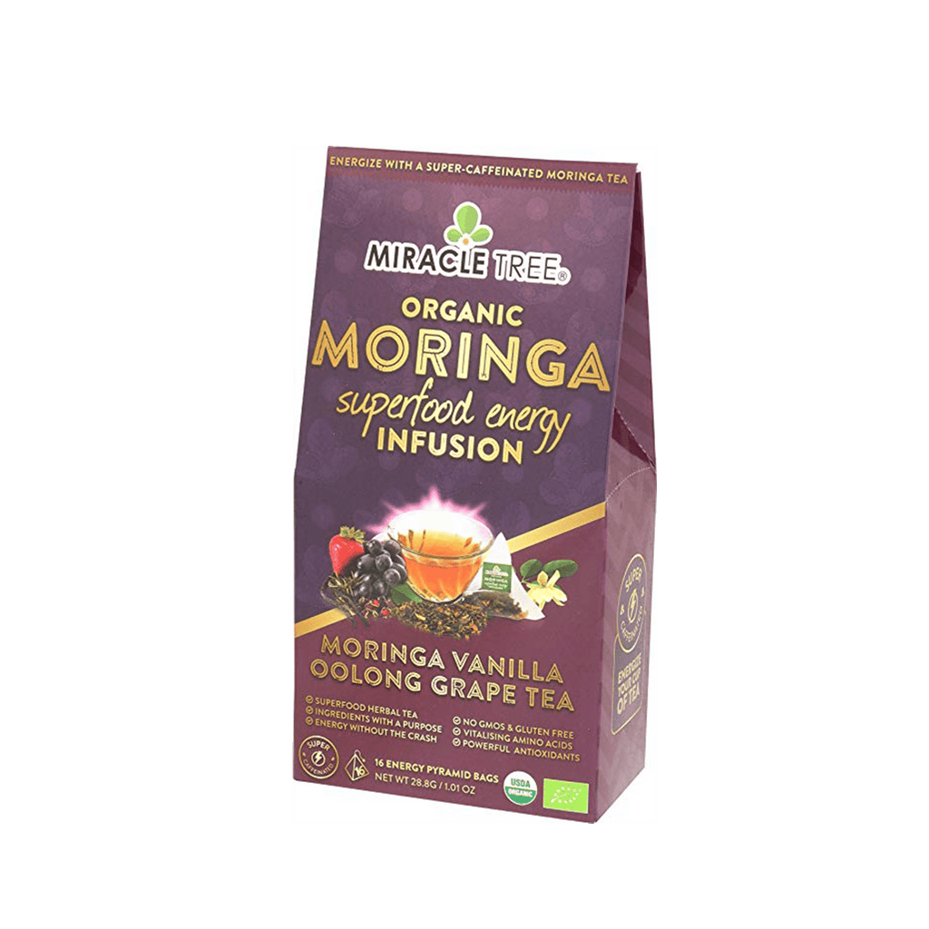 Té Energético de Moringa Orgánica - Uva y Vainilla