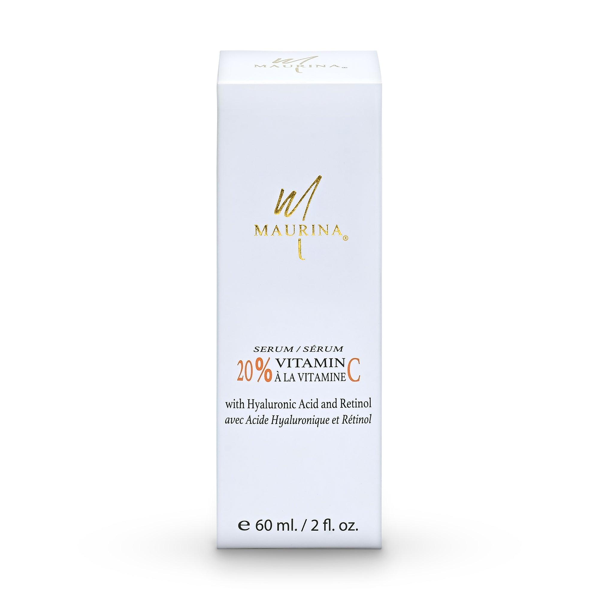 Sérum Facial Vitamina C 20% con Ácido Hialurónico y Retinol