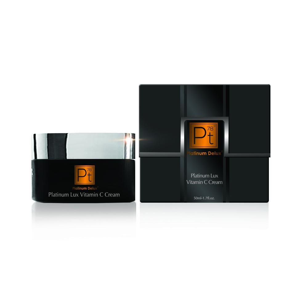 Crema de Vitamina C Antiedad Platinum Lux – Platino Coloidal y Colágeno