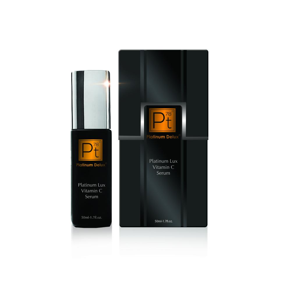 Sérum de Vitamina C Antiedad Platinum Lux – Platino Coloidal y Colágeno