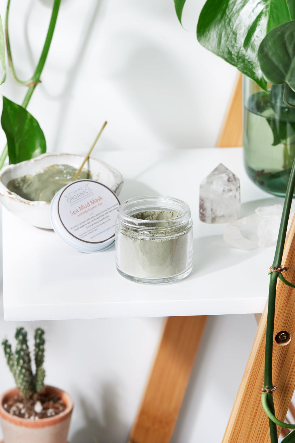 Mascarilla Facial de Arcilla Verde Francesa y Algas Marinas – Orgánica