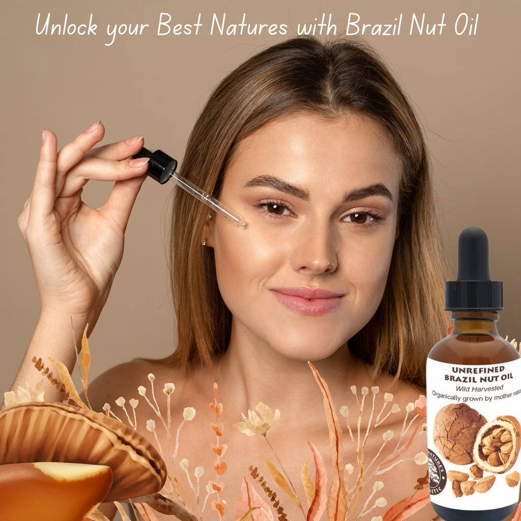 Aceite de Nuez de Brasil Orgánico – Prensado en Frío y Sin Refinar