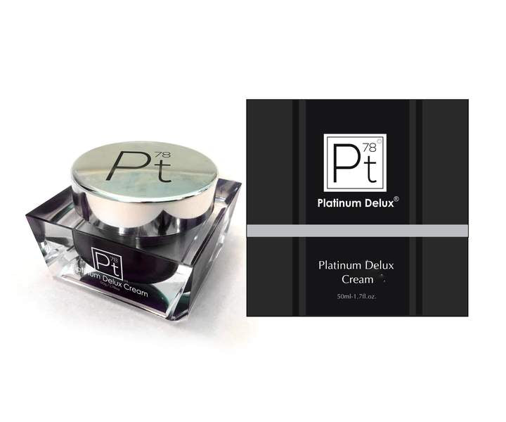 Crema Facial Luminosa Platinum Deluxe® – Platino y Polvo de Diamante