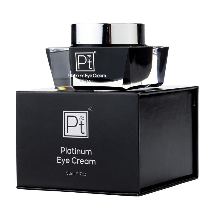 Crema de Ojos Antiedad Platinum Deluxe® – Retinol, Platino y Polvo de Diamante