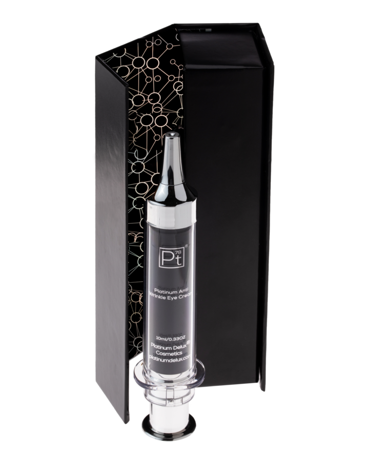 Crema Contorno de Ojos Antiedad Platinum Deluxe® – Lifting Sin Cirugía