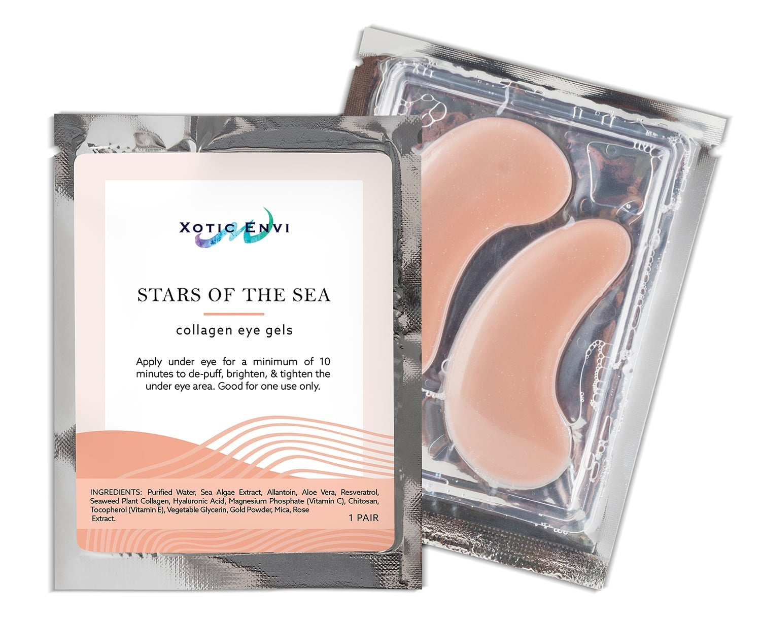 Parches de Colágeno Marino para Contorno de Ojos – Antiedad y Deshinchantes