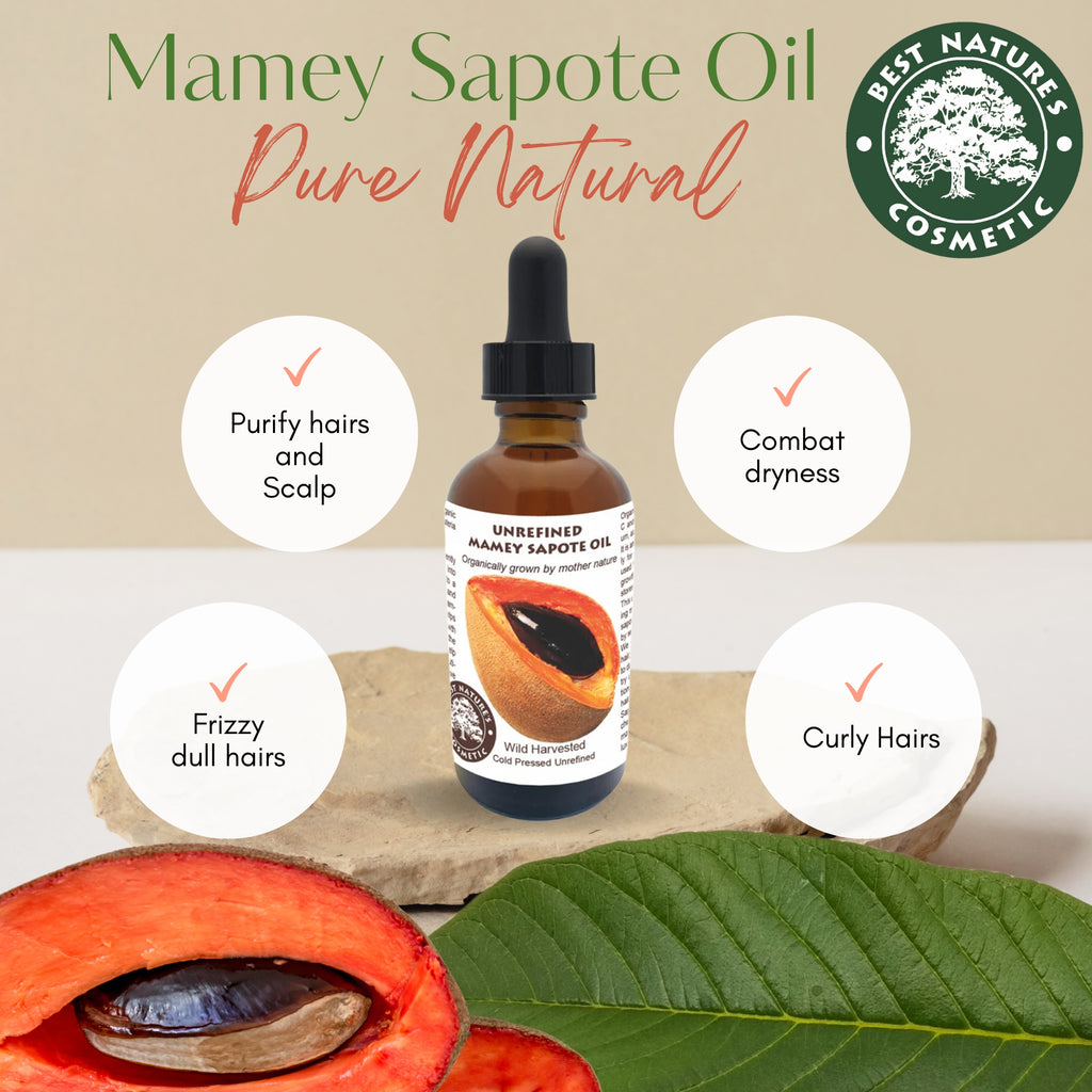 Aceite de Mamey Sapote Orgánico – Prensado en Frío y Sin Refinar