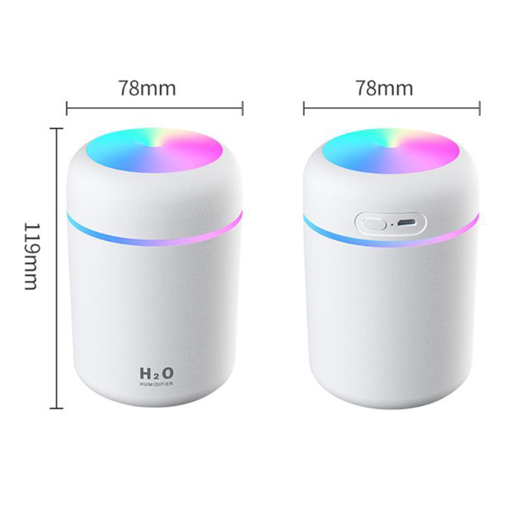 Humidificador Aromatizador Portátil 300ml – Para Hogar, Oficina y Coche