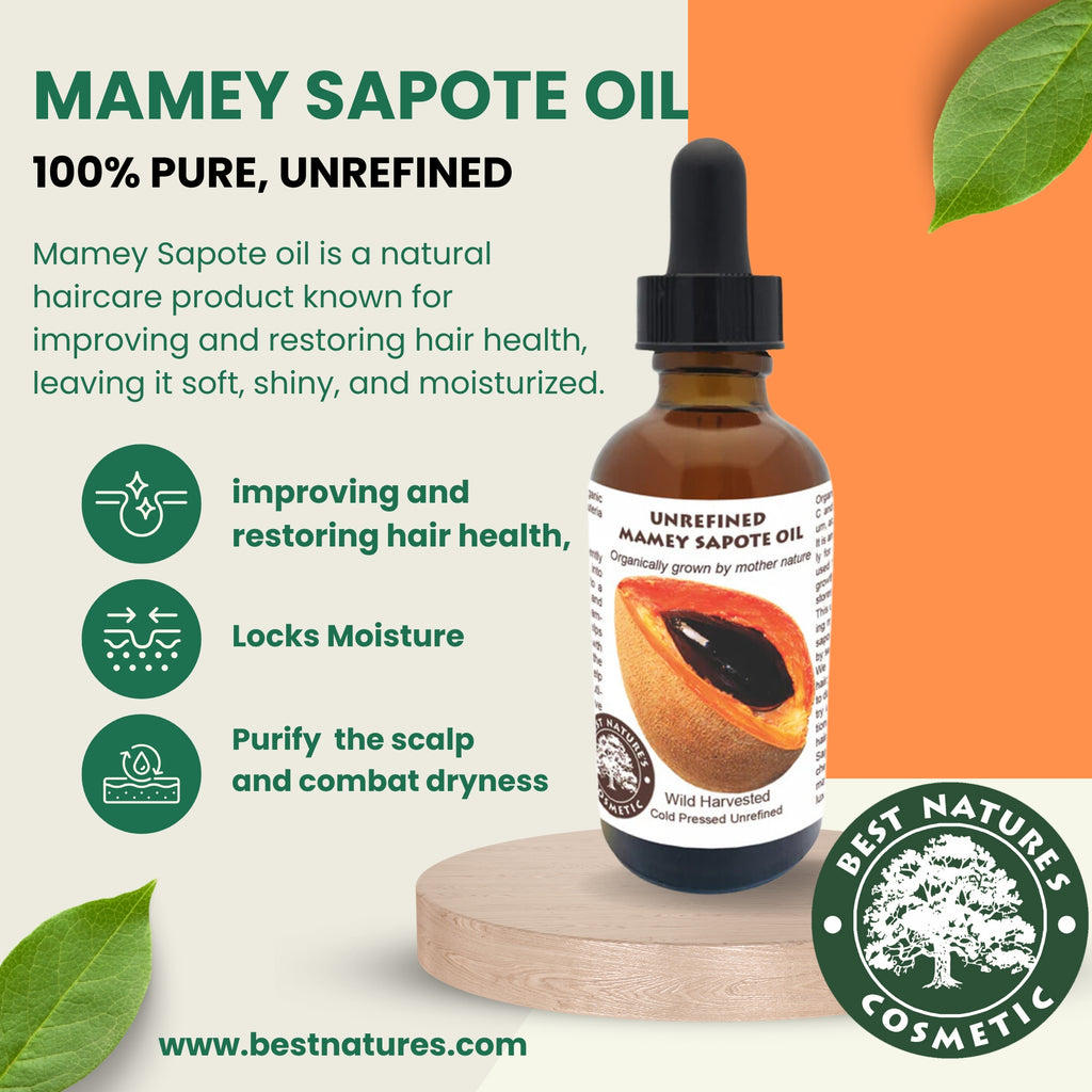Aceite de Mamey Sapote Orgánico – Prensado en Frío y Sin Refinar