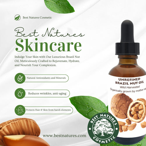 Aceite de Nuez de Brasil Orgánico – Prensado en Frío y Sin Refinar