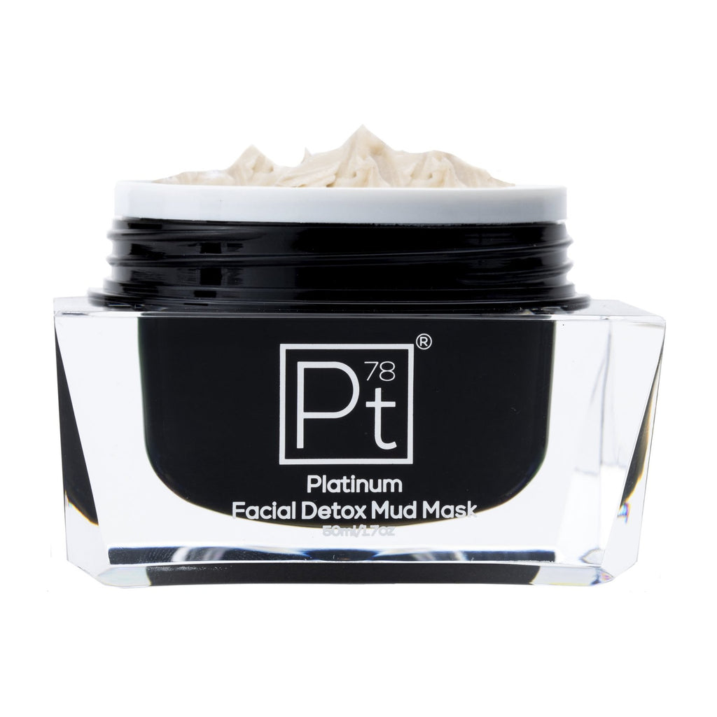 Mascarilla Detox de Barro Platinum Deluxe® – Platino, Bentonita y Kaoln