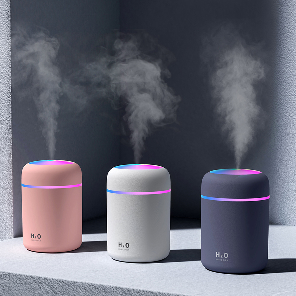 Humidificador Aromatizador Portátil 300ml – Para Hogar, Oficina y Coche