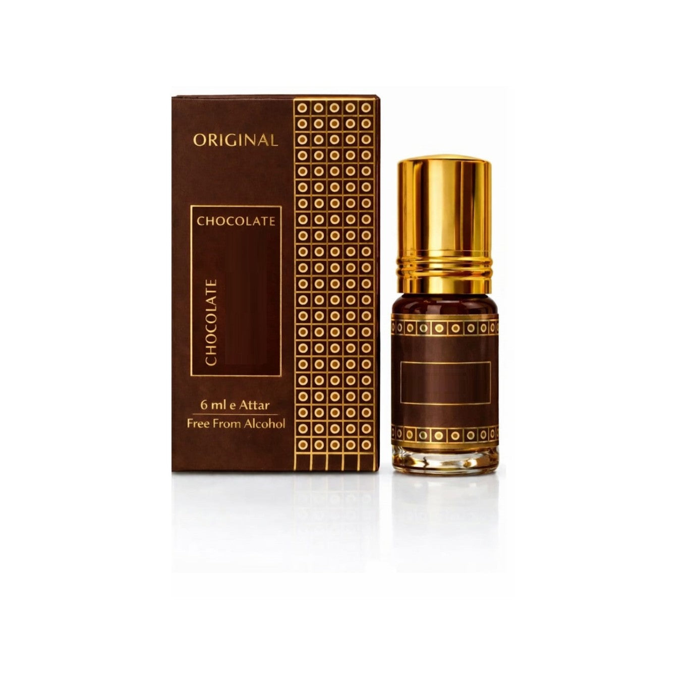 Aceite de Perfume Attar Chocolate Sin Alcohol – Fragancia Femenina Premium