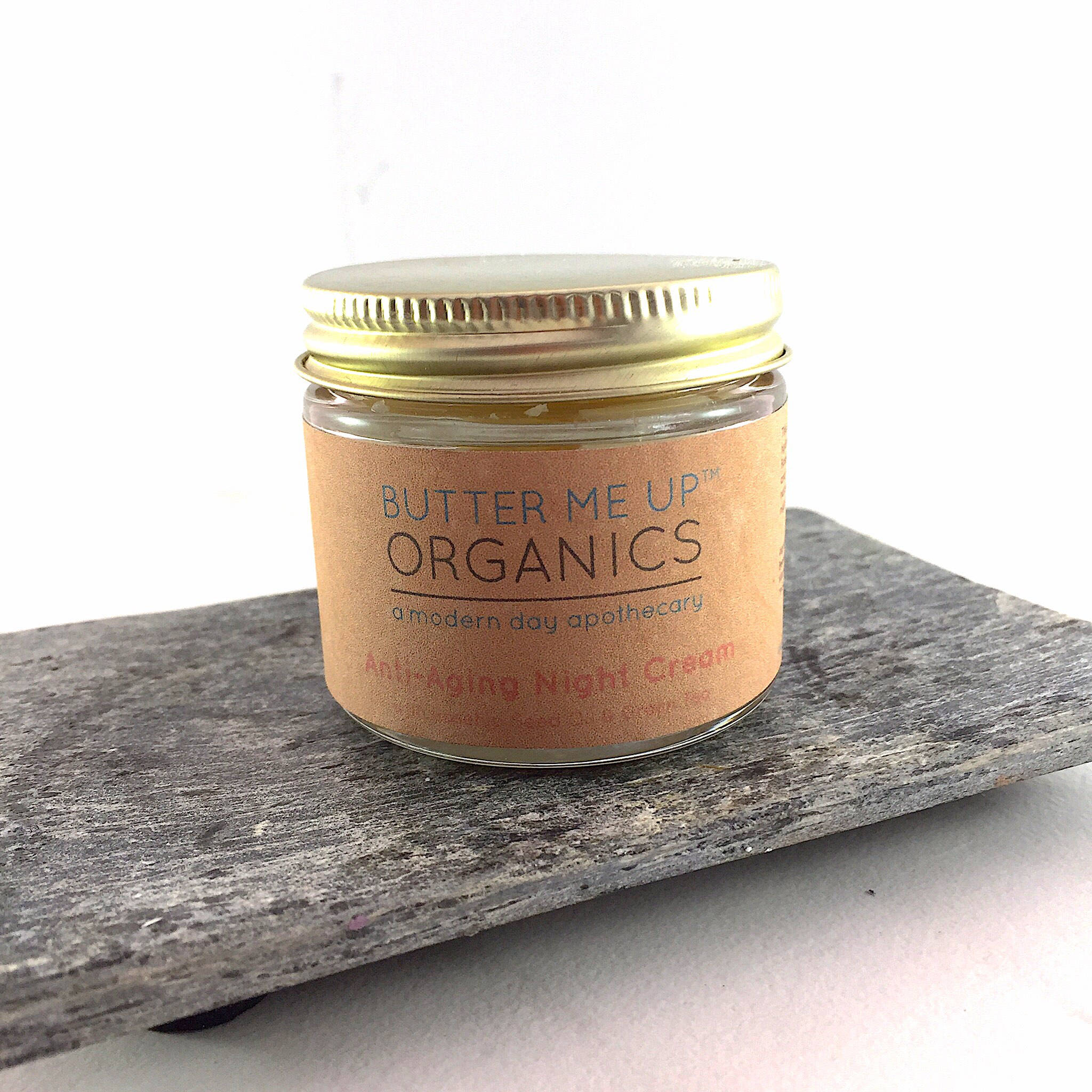Crema de Noche Antiedad con Té Verde Orgánico – Hidratación y Regeneración
